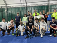 Un gruppo di giovani della scuola padel Un gruppo di giovani della scuola padel