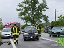 Scontro tra 3 mezzi a Villanova, code e traffico sulla Provinciale per Carisio (foto di Giacomo Chiarini per newsbiella.it)