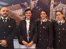 Il Questore Giuseppina Suma con i nuovi funzionari