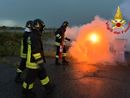 Quadro elettrico in fiamme, intervento dei Vigili del Fuoco Quadro elettrico in fiamme, intervento dei Vigili del Fuoco