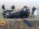 Auto ribaltata sulla Sp31. Il video dei soccorsi Auto ribaltata sulla Sp31. Il video dei soccorsi