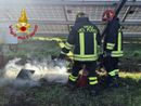 Principio di incendio all'impianto fotovoltaico Principio di incendio all'impianto fotovoltaico