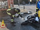 Perde il controllo della moto, un ferito Perde il controllo della moto, un ferito