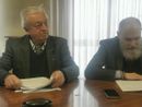 L'a.d Leonardo Gili e il presidente BCV Acque Fabrizio Amatelli