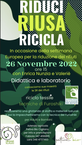 Cigliano: laboratori per la riduzione dei rifiuti Cigliano: laboratori per la riduzione dei rifiuti