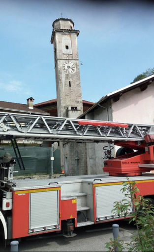 Rischia di crollare il campanile di Rozzo Rischia di crollare il campanile di Rozzo