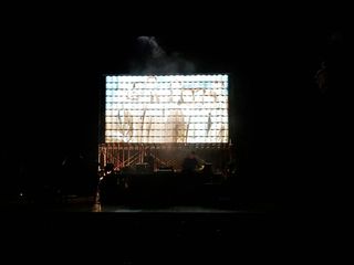 Lo schermo con le proiezioni