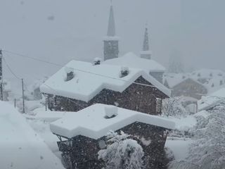 Riva Valdobbia sotto la nevicata