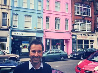 Le casette di Hampstead ritratte in copertina Le casette di Hampstead ritratte in copertina