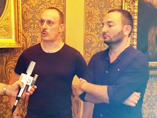 I due direttori artistici. Il torinese Gianluca Gozzi e Denis Longhi