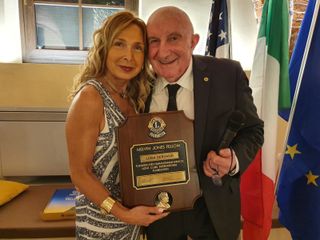 Luisa Gervasio riceve il Melvin Jones Fellow Luisa Gervasio riceve il Melvin Jones Fellow