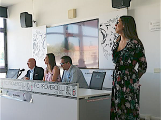 Vittoria Marando, responsabile della comunicazione, presenta il cda (Semerieri, Angiolini, Pinciroli)