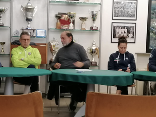 Da sinistra: Giovanni Saviolo, Gigi Rista, Pier Carlo Ferraris, Rossella Giulianati e Filippo Simonetti Da sinistra: Giovanni Saviolo, Gigi Rista, Pier Carlo Ferraris, Rossella Giulianati e Filippo Simonetti