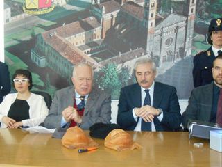 La P.M. Virginie Tedeschi, il Procuratore Capo Paolo Tamponi, il Questore Salvatore Pagliazzo Bonanno e il capo della Mobile Sergio Papulino La P.M. Virginie Tedeschi, il Procuratore Capo Paolo Tamponi, il Questore Salvatore Pagliazzo Bonanno e il capo della Mobile Sergio Papulino