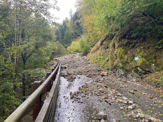 Cravagliana, strada interrotta Cravagliana, strada interrotta