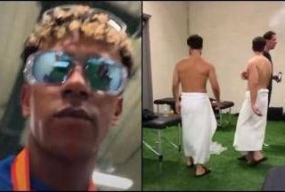 Yamal, 'imprevisto' social: parte la diretta e riprende Szczesny mentre fuma