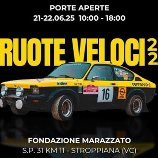 Ruote Veloci, il 21 e 22 giugno a Stroppiana presso la sede espositiva della Fondazione Marazzato