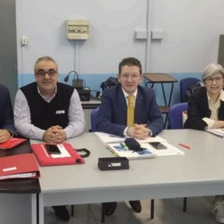 Da sinistra: Simone Cuozzo, Leonardo Dolce, Andrea Campasso, Luca Vannelli, Elena Porro, Sandro Crestani