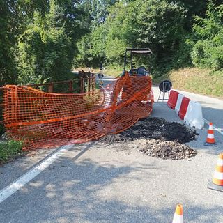 lo smottamento a Cellio