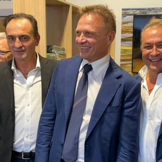 Il presidente Cirio, il ministro Lollobrigida e l'assessore Bongioanni
