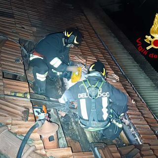 Principio di incendio in corso Magenta