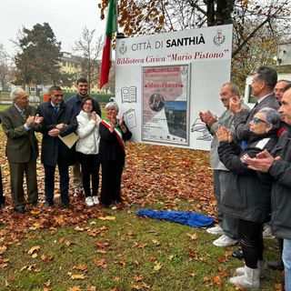 Santhià: la Biblioteca intitolata a Mario Pistono, un gigante della vita cittadina