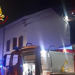 Albano, principio di incendio a una canna fumaria