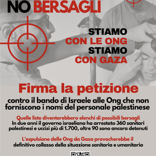 Digiuno Gaza e Sanitari per Gaza: un flash mob a sostegno del popolo palestinese
