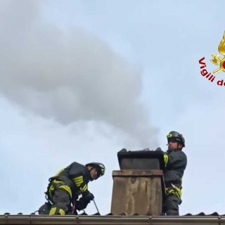 Cravagliana: principio di incendio a un camino