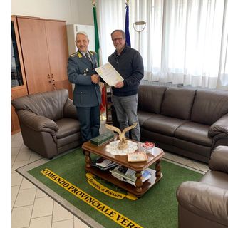 Finanza, i saluti al luogotenente Agostino Giacomantonio