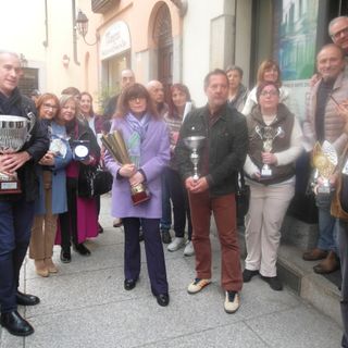 Il gruppo dei premiati