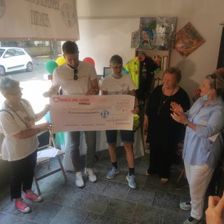 "In sella per la vita": 5.585 euro per Aop grazie all'impresa di Samantha Profumo