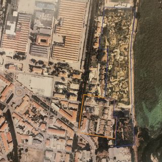 Il secondo lotto della bonifica interesserà l'area riquadrata in arancione