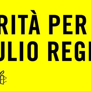 #VeritàperGiulioRegeni: striscione in Comune
