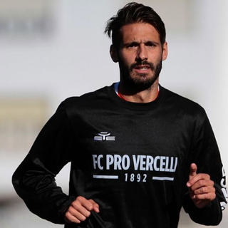 ALBERTO MASI, 28 ANNI, CAPITANO DELLA PRO VERCELLI