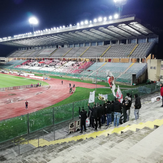 I circa trenta tifosi al seguito della Pro (foto Stefano Zanello)