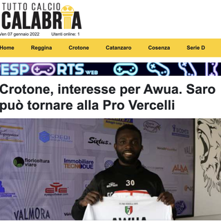 Pro Vercelli-Lecco il 19 gennaio