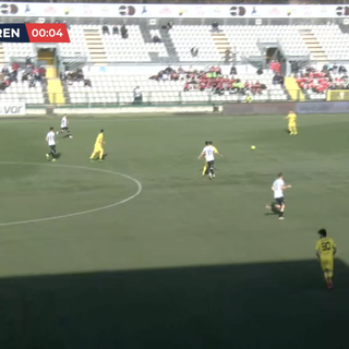 1 a 1 dopo 45 minuti contro il Renate