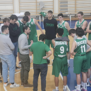 I Rices attorno a Galdi, domenica, a fine gara