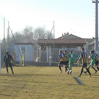 Un'azione del Cigliano, con la casacca verde Un'azione del Cigliano, con la casacca verde