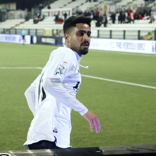 Haoudi, inutile il suo gol (foto Marco Lussoso)