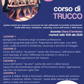 Università popolare: la novità di un corso di trucco