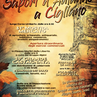 Cigliano, domenica la Grande Castagnata