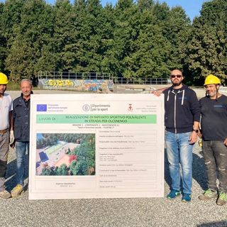 Via Olcenengo, partono i lavori nell'area sportiva