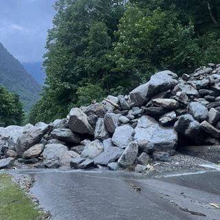 Disastro meteo ad Alagna e Riva Valdobbia: le strade chiuse - FOTO