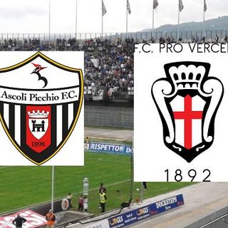 Ascoli – Pro Vercelli: le formazioni iniziali