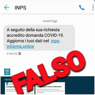 Falsi messaggi dall'Inps, la truffa viaggia via sms