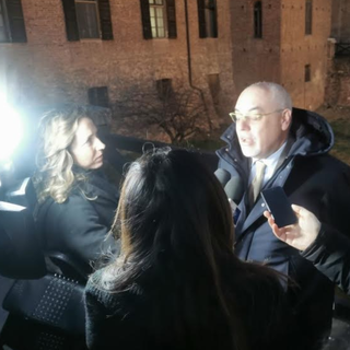 L'avvocato Enrico Faragona all'uscita dal Tribunale