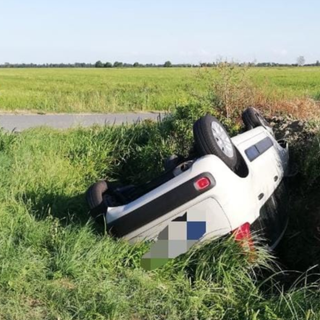 Schianto a Formigliana: interviene l'elisoccorso - foto