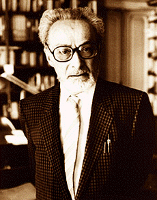 "Primo Levi". Con licenza Pubblico dominio tramite Wikipedia - https://it.wikipedia.org/wiki/File:Primo_Levi.gif#/media/File:Primo_Levi.gif